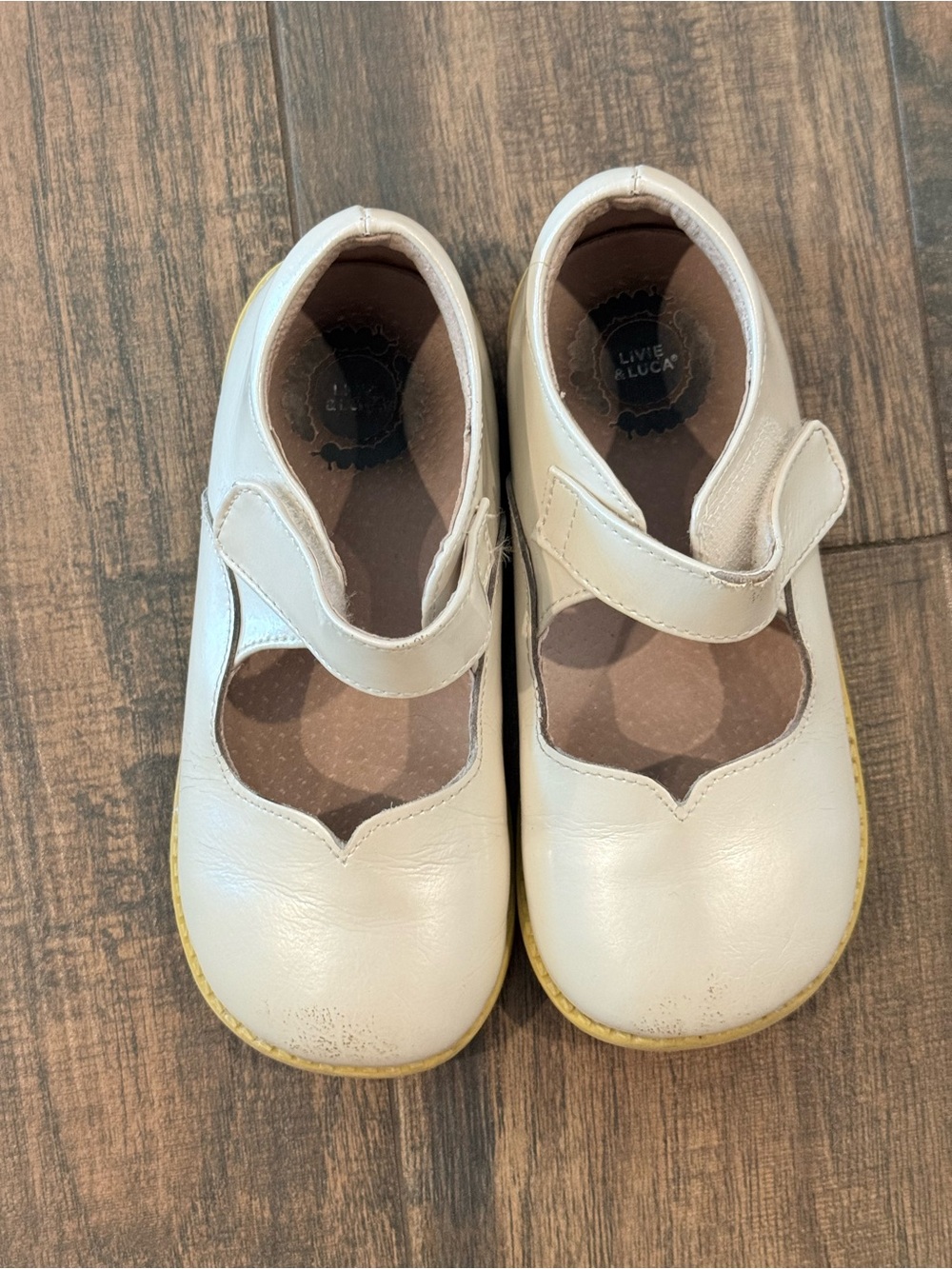 Live and Luca Kids Shoes in Cream